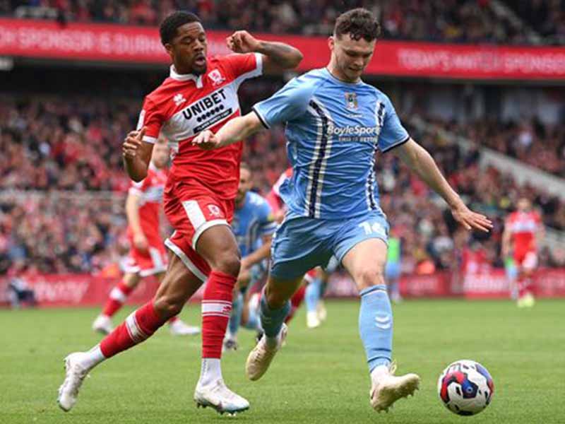 Soi kèo Middlesbrough vs Coventry lúc 22h00 ngày 1/1/2024