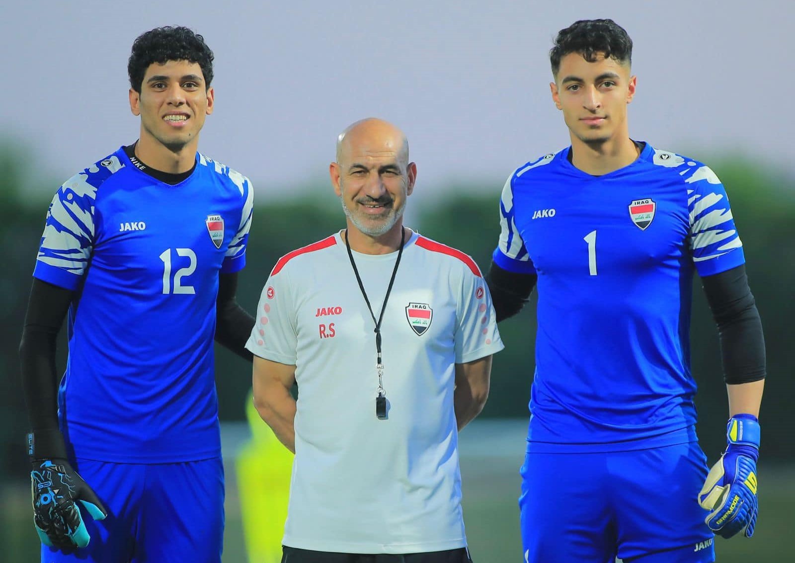 HLV trưởng Radhi Shenaishil phát biểu tại cuộc họp báo trước trận U23 Iraq vs U23 Việt Nam