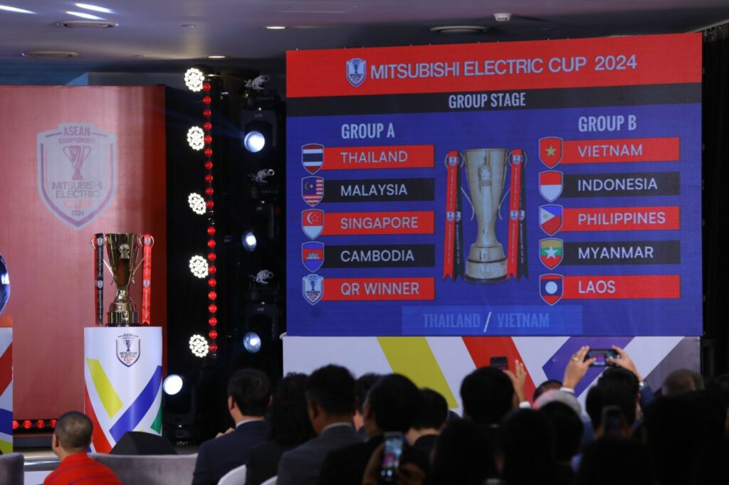Kết quả bốc thăm chia bảng AFF Cup 2024