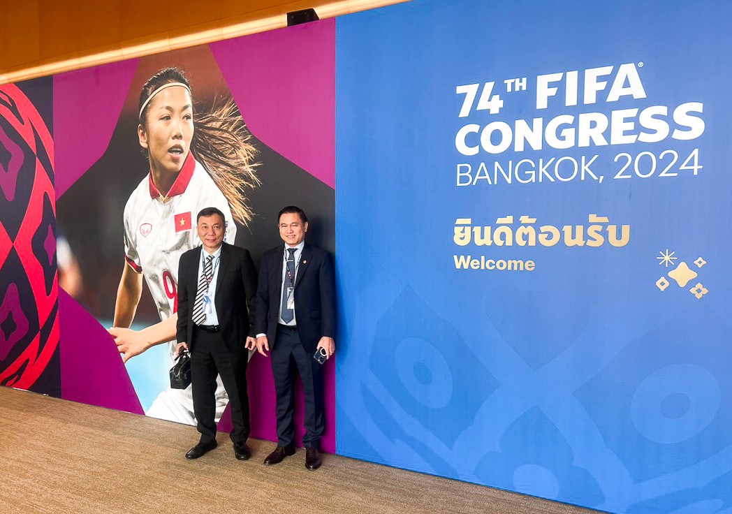 Lãnh đạo LĐBĐ Việt Nam tham dự Đại hội FIFA