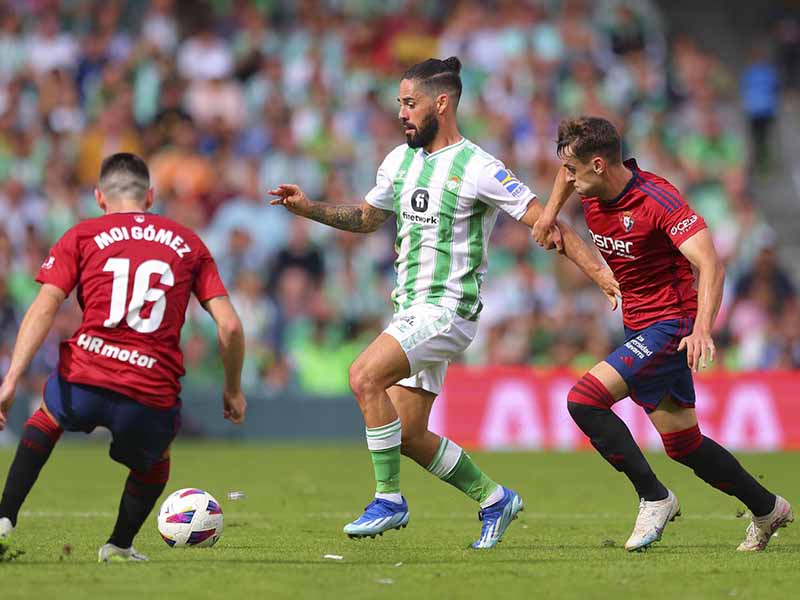 Soi kèo Osasuna vs Betis lúc 19h00 ngày 5/5/2024