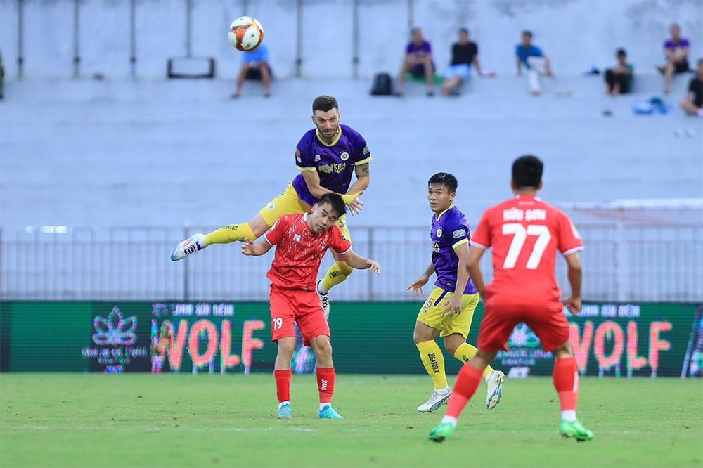 Hải Phòng thua tối thiểu Hà Nội FC trên sân nhà Lạch Tray