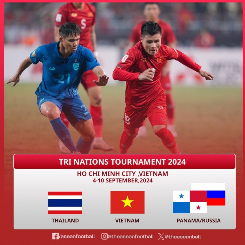 ĐT Việt Nam thi đấu giao hữu 2 trận trong dịp FIFA Days tháng 9/2024